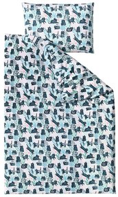 Lenjerie de pat din microfibra CREEPY CATS colorat Dimensiune lenjerie de pat: 70 x 90 cm | 140 x 200 cm