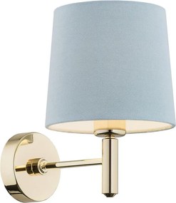Brilagi - Aplica de perete MONTE 1xE27/60W/230V albastru/auriu