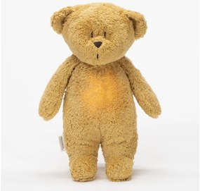 Pluș de îmbrățișat cu sunete și lumină Moonie ursuleț 2.0 organic honey