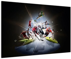 Tablou - Sportivii (90x60 cm)