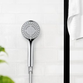 WENKO 24918100 - Cap de duș BASIC LINE 9,5 x 9,5 cm, crom lucios/argintiu