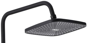 Baterie pentru dus Storm negru mat