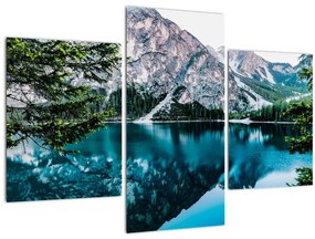 Tablou - Lac în Alpi (90x60 cm)