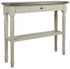 Consola alba din lemn de pin, Harlem