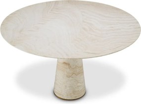 Masa rotunda LUX travertin Genova 131cm