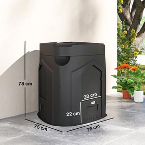 Outsunny biocompostieră bidon siloz composter | Aosom Romania