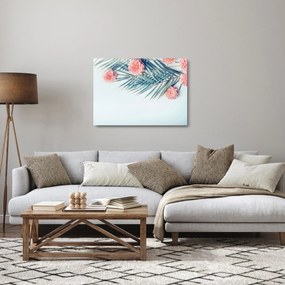 Tablou pe sticlă cu buchet (70x50 cm)