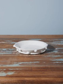 Farfurioara alba din ceramica, D18cm Dante