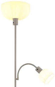 Lampă de podea HINTON Globo 59947S 1xE27/40W/230V + 1xE14/25W