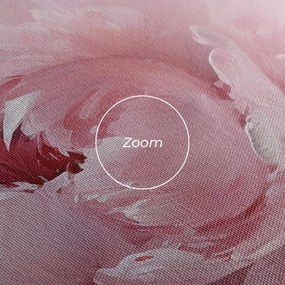 Tablou Canvas, 30x40cm, Dormitor si Living, Flori, Bujori, Dreamy Painting Peony