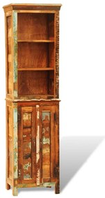 vidaXL Bibliotecă din lemn masiv reciclat, vintage