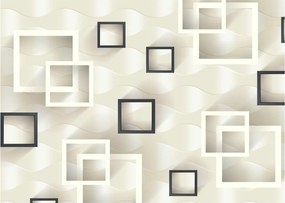 Tablou pe sticlă geometric abstract (70x50 cm)
