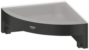 GROHE 411062430 - Poliță de colț pentru duș ESSENTIALS 250 × 250 mm, neagră