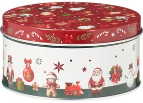Set de 3 cutii metalice de Crăciun SeasonsGreetings
