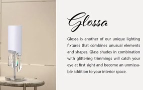 Candelabru modern design deosebit Cristal Bohemia Exclusive GLOSSA 02-CH