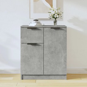 vidaXL Dulap, gri beton, 60x30x70 cm, lemn prelucrat