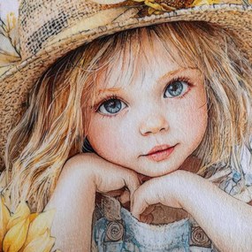 decoDoma Set de 3 fețe pernuțe SUNFLOWERS 45 x 45 cm