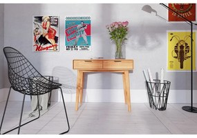 Masă de toaletă din lemn de fag 90x40 cm Greg - The Beds