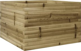 vidaXL Jardinieră de grădină, 70x70x45,5 cm, lemn de pin impregnat