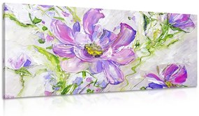 Tablou florile moderne de vară pictate
