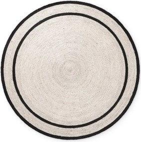Covor în culoare naturală deschisă reversibil/țesut manual rotund din iută ø 150 cm Lina – Hanse Home