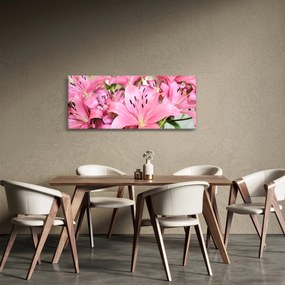 Tablou - Liliac roz (120x50 cm)