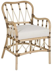 Fotoliu în culoare naturală țesut – Ixia