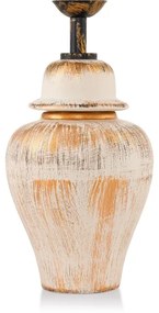 Lampă de masă RAMZES 1xE27/40W/230V crem/auriu