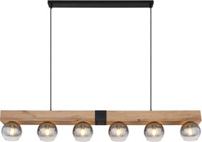 Globo 15656-6H - Candelabru suspendat pe cablu MOITAS 6xE27/40W/230V