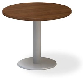 Masa de intalnire ProOffice, diametru 70 cm, nuc