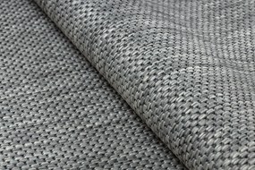 Covor SISAL SION A5165A Melanj țesute plate gri