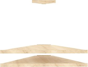 Comoda TV, Hanah Home, Mensi, 120x5x49 cm, Stejar