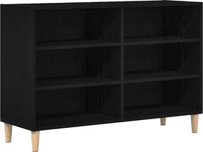 vidaXL Bufet Stejar Negru 103,5 x 35 x 70 cm Lemn compozit