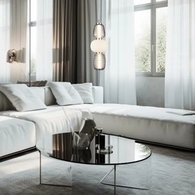 Lustră LED pe cablu CARO LED/28W/230V crom