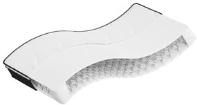 vidaXL Saltea cu arcuri bonnell Single Size, fermitate medie 90x190 cm