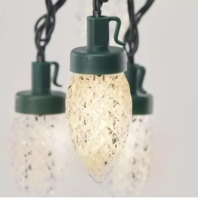 Instalație LED de Crăciun de exterior 50xLED/8 funcții 14,8 m IP44 alb cald