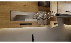 Set bucătărie ROSALIA 240 cm, stejar craft