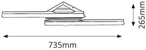 Plafoniera LED moderna pentru baie IP44 Antonia 5895 RX