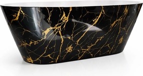Cada baie freestanding Portofino Negru