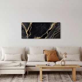 Tablou abstarcției aurii (120x50 cm)