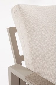 Set mobilier de grădină bej din aluminiu pentru 5 persoane Elna – Bizzotto