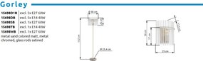 Lampa de masa design decorativ GORLEY