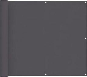 vidaXL Paravan de balcon, antracit, 90x1000 cm, 100% poliester oxford