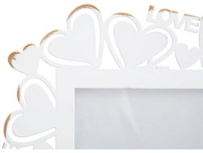 Ramă foto metalică Mauro Ferretti, 25 x 27,7 cm, alb