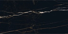 Mexen Flamingo Gres negru glazurat rectificat G1, placă pardoseală-pereții 120 x 60 cm, luciu înalt - TL215-120-060-00