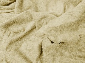 Cearsaf Frotir cu elastic 90x200 cm galben deschis