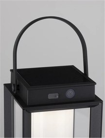 Lampa LED solara portabila iluminat exterior decorativ VERHAAL negru