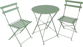 Set gradina 1+2, verde, otel, OBAX NEW
