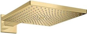 Palarie si brat de dus Hansgrohe Raindance Select E 300 auriu lucios