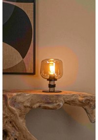 Lampă de masă Lucide 45508/01/62 ILONA 1xE27/40W/230V negru/bej